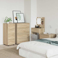 Produktbild för Förvaringsskåp Sonoma-ek 40 x 48 x 105 cm Konstruerat trä