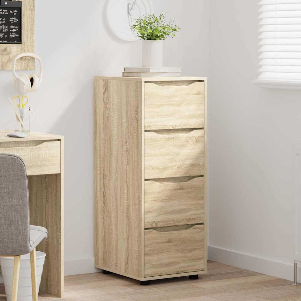 Produktbild för Förvaringsskåp Sonoma-ek 40 x 48 x 105 cm Konstruerat trä