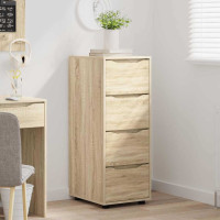 Produktbild för Förvaringsskåp Sonoma-ek 40 x 48 x 105 cm Konstruerat trä