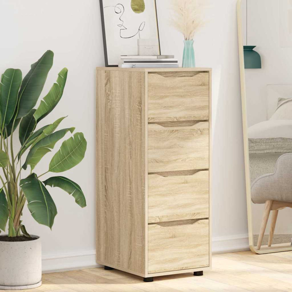 Produktbild för Förvaringsskåp Sonoma-ek 40 x 48 x 105 cm Konstruerat trä