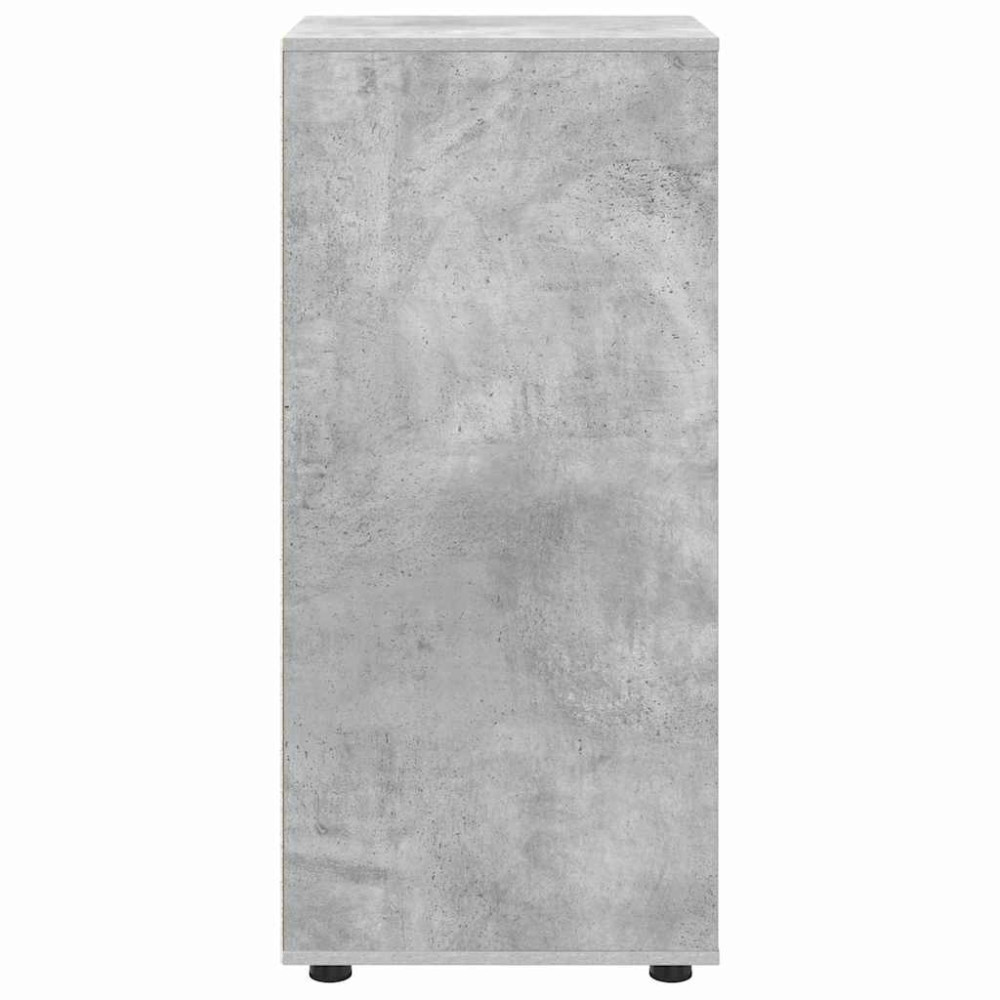 Produktbild för Förvaringsskåp Betonggrå 40 x 48 x 105 cm Konstruerat trä