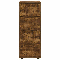 Produktbild för Förvaringsskåp Rökt ek 40 x 48 x 105 cm Konstruerat trä