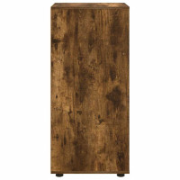 Produktbild för Förvaringsskåp Rökt ek 40 x 48 x 105 cm Konstruerat trä