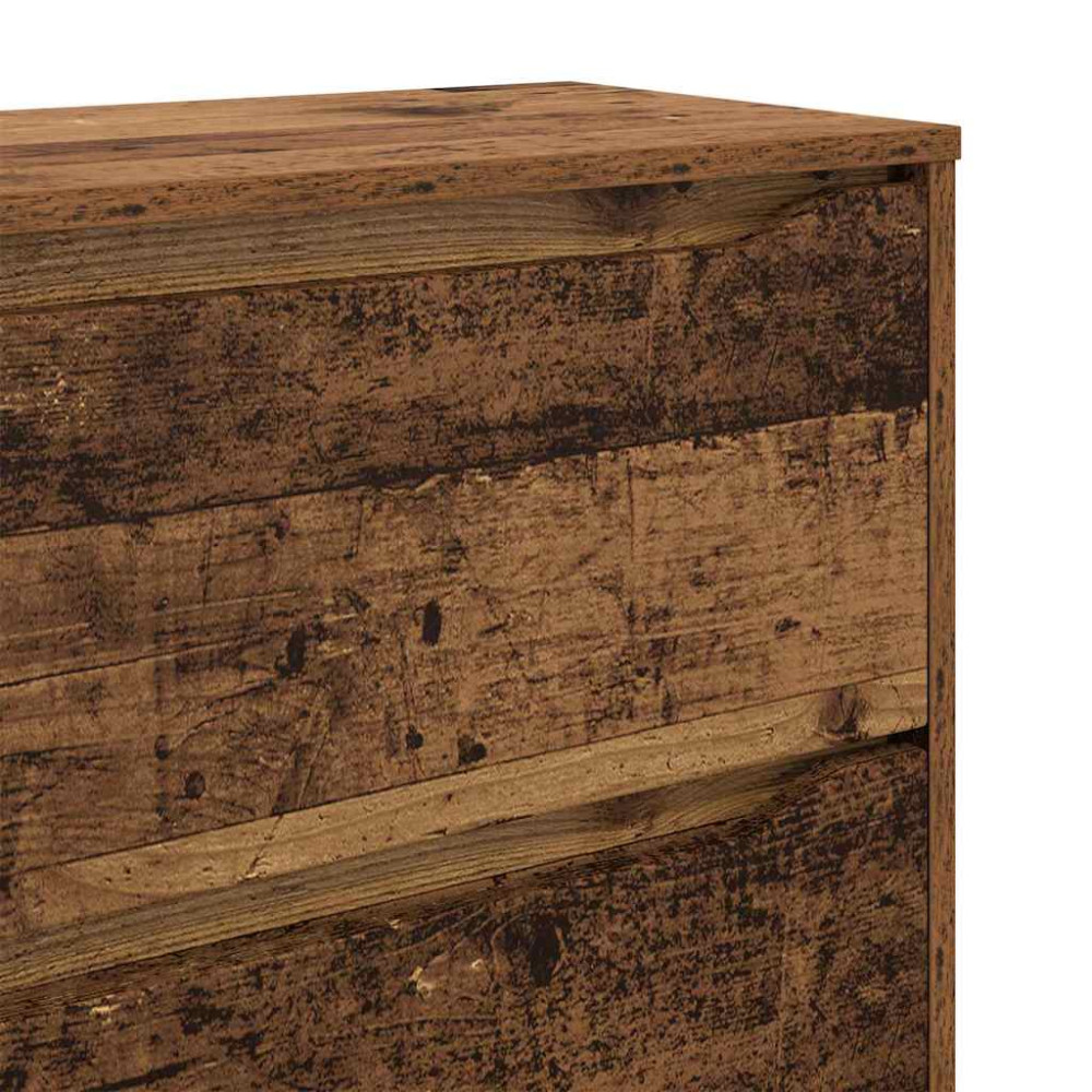 Produktbild för Förvaringsskåp Gammalt trä 40 x 48 x 105 cm Konstruerat trä