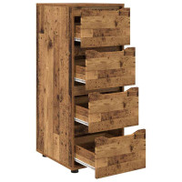 Produktbild för Förvaringsskåp Gammalt trä 40 x 48 x 105 cm Konstruerat trä