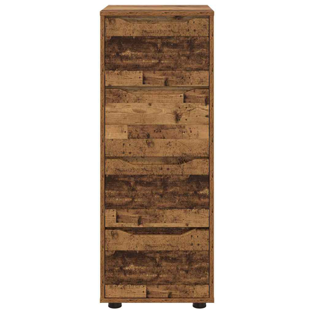Produktbild för Förvaringsskåp Gammalt trä 40 x 48 x 105 cm Konstruerat trä