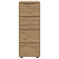 Produktbild för Förvaringsskåp 40 x 48 x 105 cm Konstruerat trä Artisan Ek