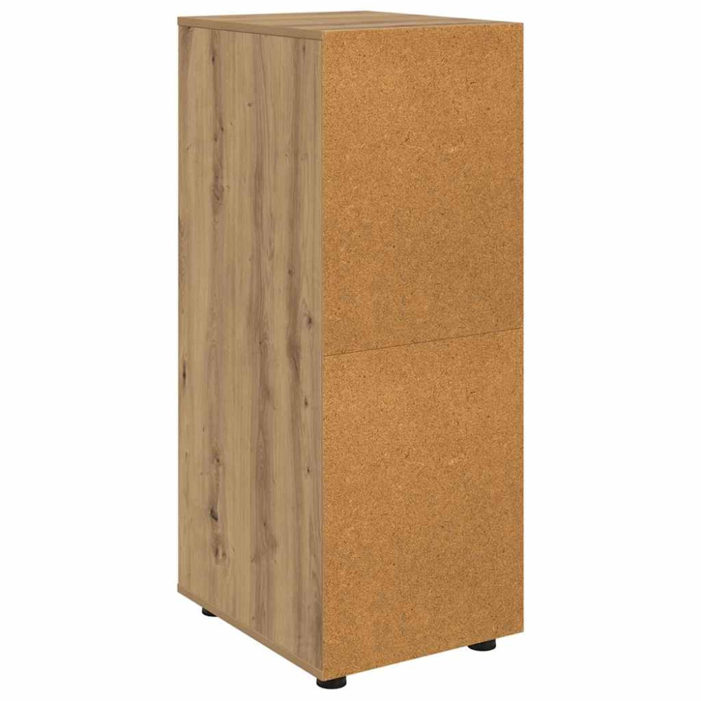 Produktbild för Förvaringsskåp 40 x 48 x 105 cm Konstruerat trä Artisan Ek