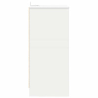 Produktbild för Sängbord med låda Vit 40 x 30 x 467 cm Konstruerat trä