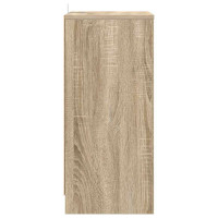 Produktbild för Sängbord med låda Sonoma-ek 40 x 30 x 467 cm Konstruerat trä