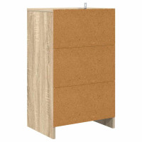 Produktbild för Sängbord 2 pcs Sonoma-ek 40 x 30 x 467 cm Konstruerat trä