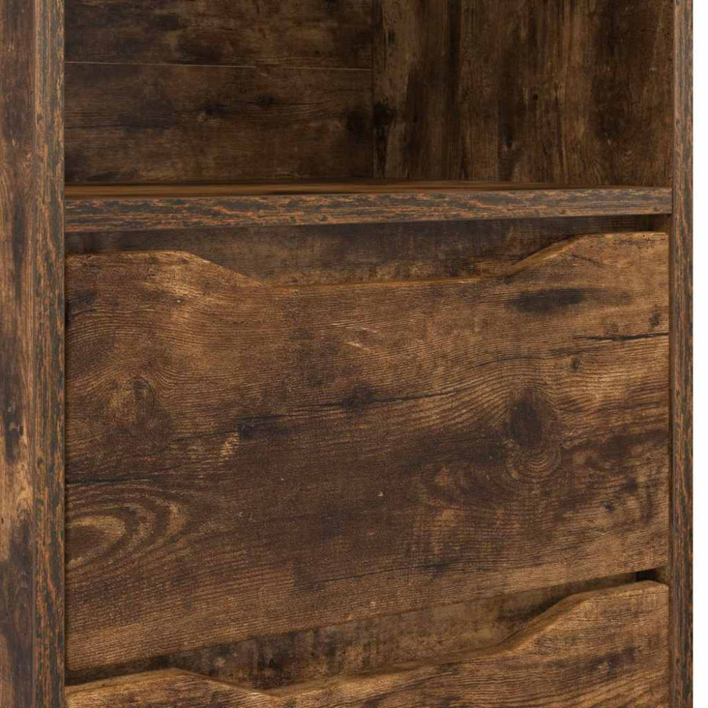 Produktbild för Sängbord med låda Rökt ek 40 x 30 x 467 cm Konstruerat trä