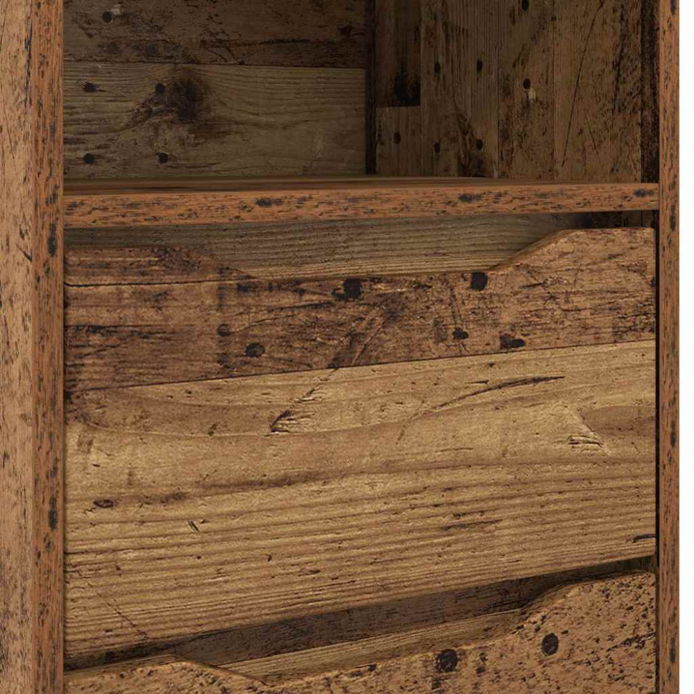 Produktbild för Sängbord 2 pcs Gammalt trä 40 x 30 x 467 cm Konstruerat trä