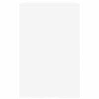 Produktbild för Skrivbord med låda Vit 100 x 50 x 78 cm Konstruerat trä
