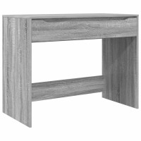 Produktbild för Skrivbord med låda Grå Sonoma 100 x 50 x 78 cm Konstruerat trä