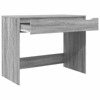 Produktbild för Skrivbord med låda Grå Sonoma 100 x 50 x 78 cm Konstruerat trä