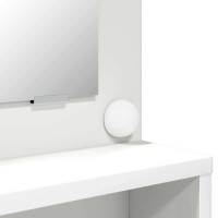 Produktbild för Sängrum Smyckesbord Vit 80 x 39,6 x 135 cm Konstruerat trä