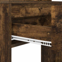Produktbild för Sängrum Smyckesbord Rökt ek 80 x 39,6 x 135 cm Konstruerat trä