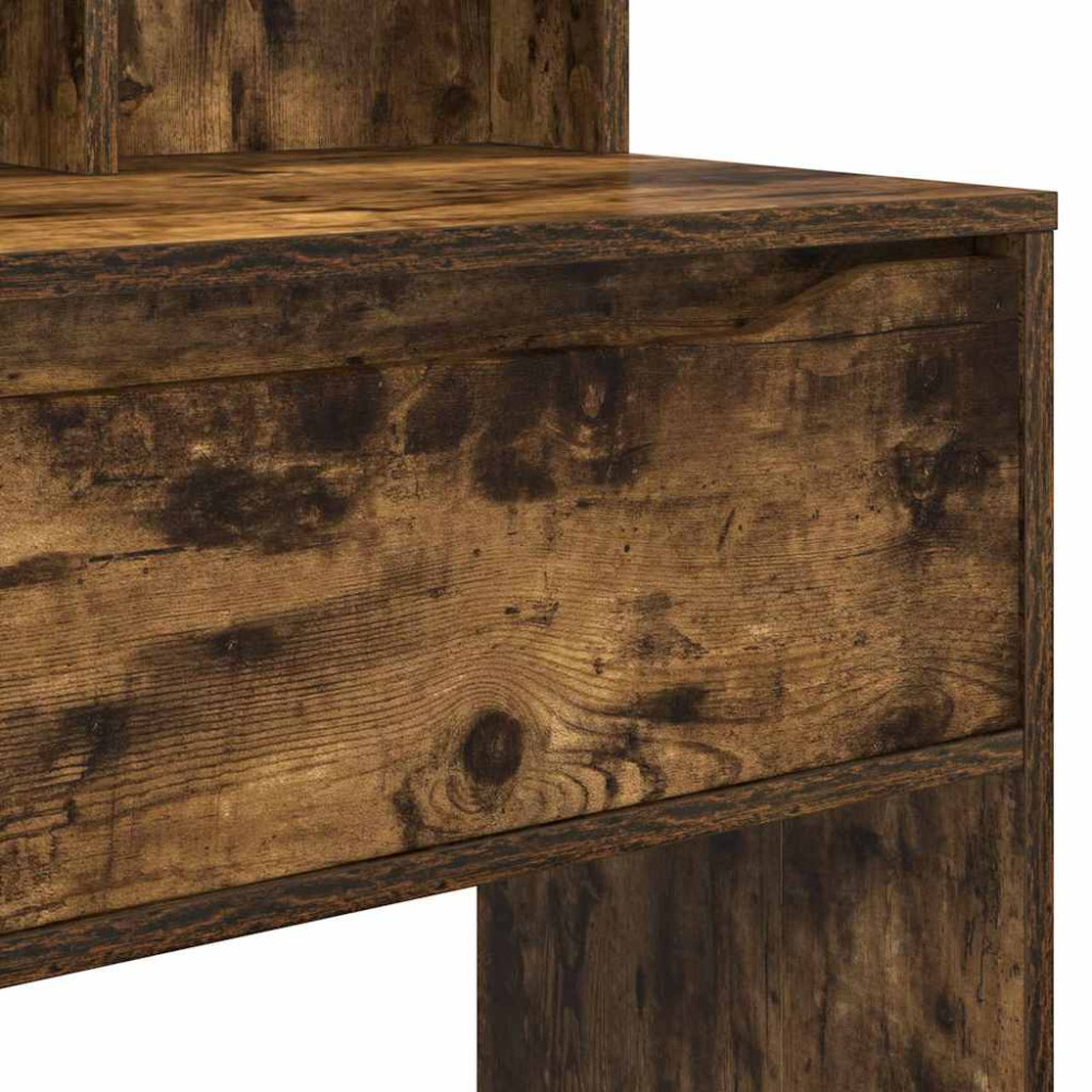 Produktbild för Sängrum Smyckesbord Rökt ek 80 x 39,6 x 135 cm Konstruerat trä