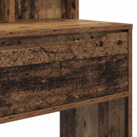 Produktbild för Sängrum Smyckesbord med låda Gammalt trä 80 x 39,6 x 135 cm