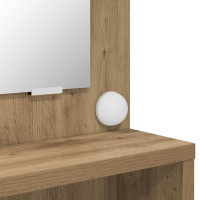 Produktbild för Sängrum Smyckesbord med låda Artisan Ek 80 x 39,6 x 135 cm