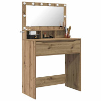 Produktbild för Sängrum Smyckesbord med låda Artisan Ek 80 x 39,6 x 135 cm