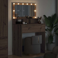Produktbild för Sängrum Smyckesbord med låda Artisan Ek 80 x 39,6 x 135 cm