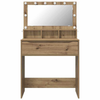 Produktbild för Sängrum Smyckesbord med låda Artisan Ek 80 x 39,6 x 135 cm