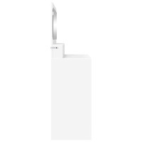 Produktbild för Sängrum Smyckesbord Vit 80 x 39,6 x 135 cm Konstruerat trä