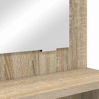 Produktbild för Sängrum Smyckesbord med låda Sonoma-ek 80 x 39,6 x 135 cm
