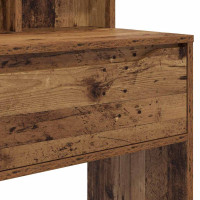 Produktbild för Sängrum Smyckesbord med låda Gammalt trä 80 x 39,6 x 135 cm