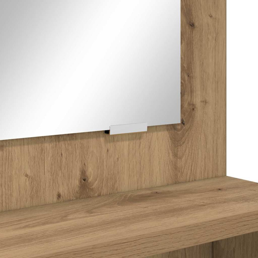 Produktbild för Sängrum Smyckesbord med låda Artisan Ek 80 x 39,6 x 135 cm