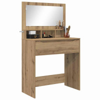 Produktbild för Sängrum Smyckesbord med låda Artisan Ek 80 x 39,6 x 135 cm