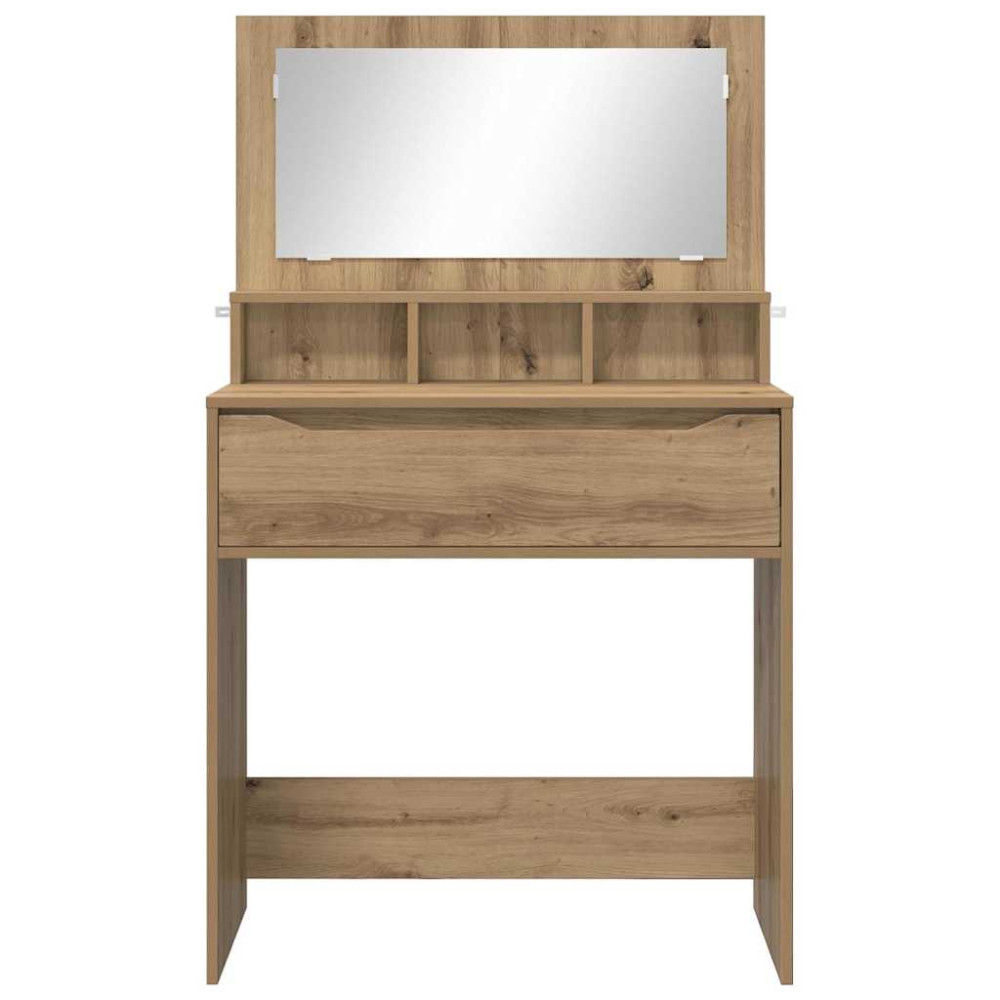 Produktbild för Sängrum Smyckesbord med låda Artisan Ek 80 x 39,6 x 135 cm