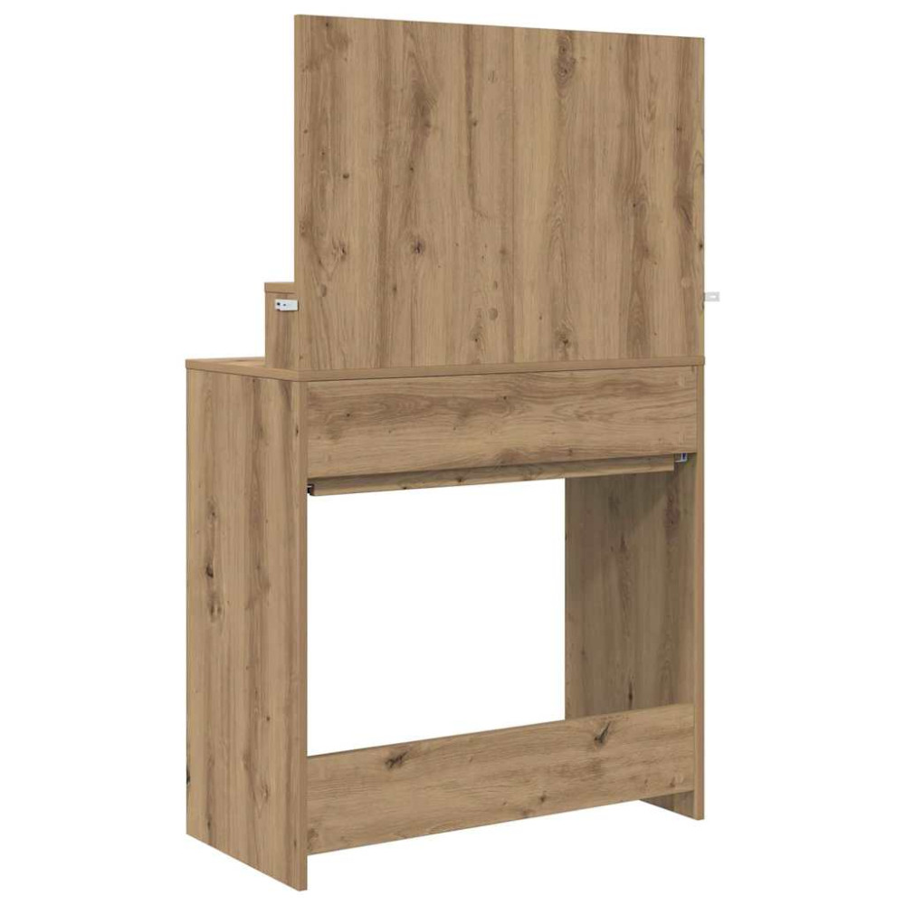 Produktbild för Sängrum Smyckesbord med låda Artisan Ek 80 x 39,6 x 135 cm