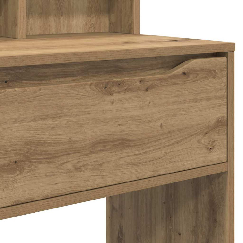 Produktbild för Sängrum Smyckesbord med låda Artisan Ek 80 x 39,6 x 135 cm