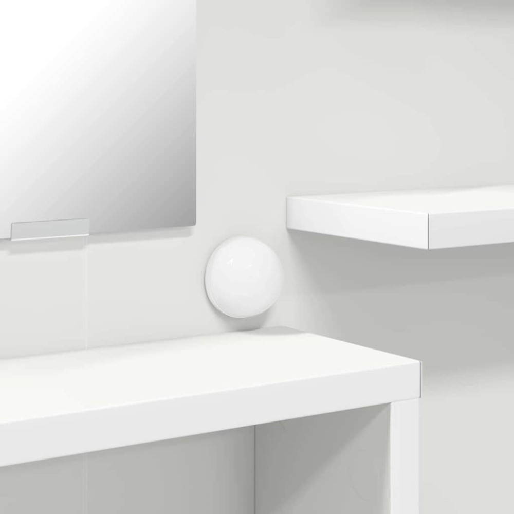 Produktbild för Sängrum Smyckesbord Vit 80 x 39,6 x 135 cm Konstruerat trä