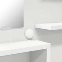 Produktbild för Sängrum Smyckesbord Vit 80 x 39,6 x 135 cm Konstruerat trä