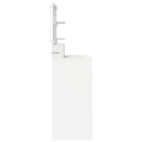 Produktbild för Sängrum Smyckesbord Vit 80 x 39,6 x 135 cm Konstruerat trä