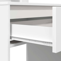 Produktbild för Sängrum Smyckesbord Vit 80 x 39,6 x 135 cm Konstruerat trä