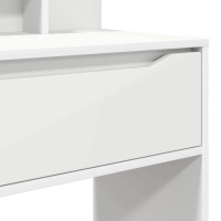 Produktbild för Sängrum Smyckesbord Vit 80 x 39,6 x 135 cm Konstruerat trä