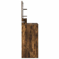 Produktbild för Sängrum Smyckesbord Rökt ek 80 x 39,6 x 135 cm Konstruerat trä