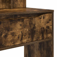 Produktbild för Sängrum Smyckesbord Rökt ek 80 x 39,6 x 135 cm Konstruerat trä