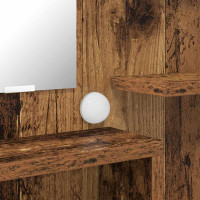 Produktbild för Sängrum Smyckesbord med låda Gammalt trä 80 x 39,6 x 135 cm