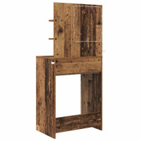 Produktbild för Sängrum Smyckesbord med låda Gammalt trä 80 x 39,6 x 135 cm