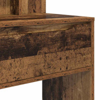 Produktbild för Sängrum Smyckesbord med låda Gammalt trä 80 x 39,6 x 135 cm