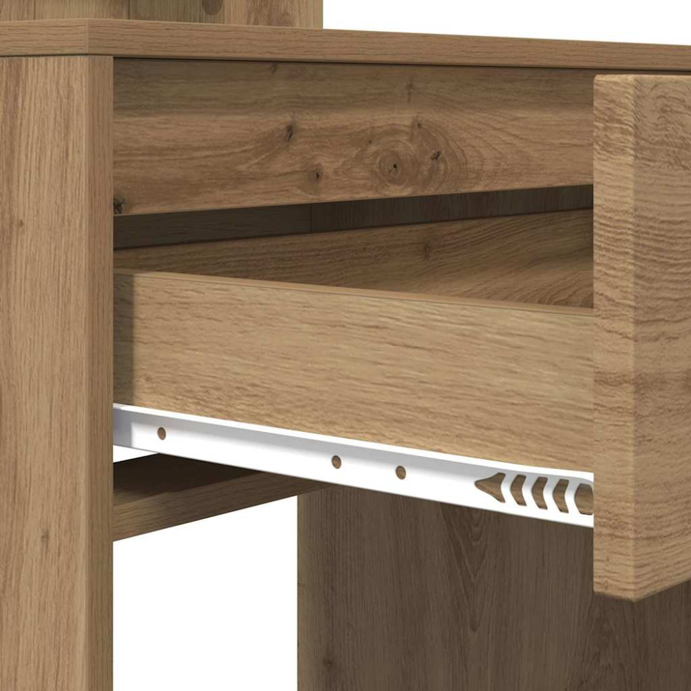 Produktbild för Sängrum Smyckesbord med låda Artisan Ek 80 x 39,6 x 135 cm