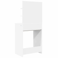 Produktbild för Sängrum Smyckesbord Vit 80 x 39,6 x 135 cm Konstruerat trä