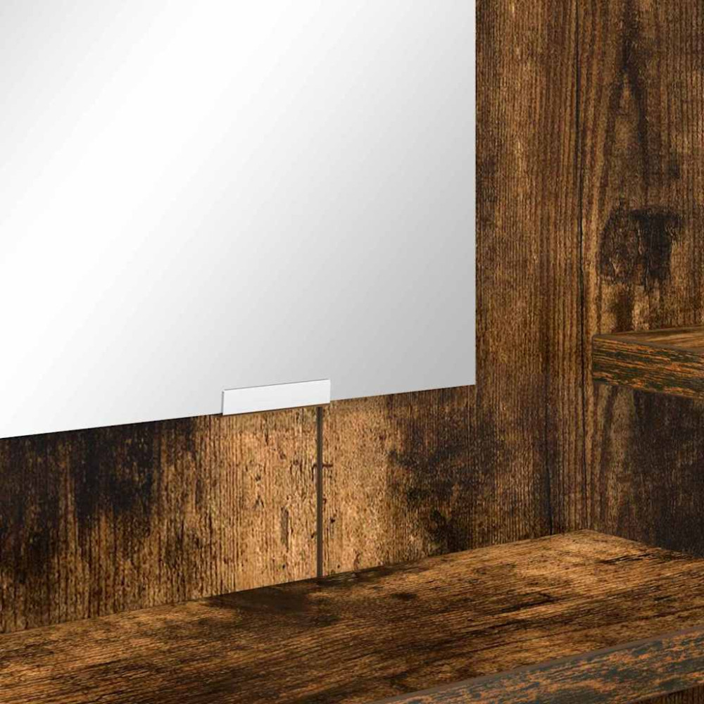 Produktbild för Sängrum Smyckesbord Rökt ek 80 x 39,6 x 135 cm Konstruerat trä