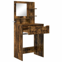 Produktbild för Sängrum Smyckesbord Rökt ek 80 x 39,6 x 135 cm Konstruerat trä